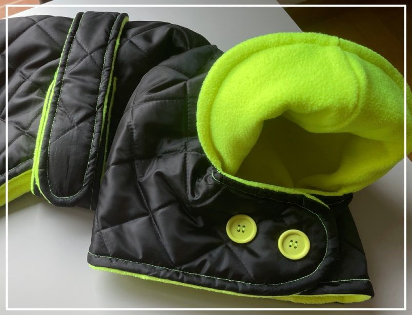Abrigo para Whippet con botones