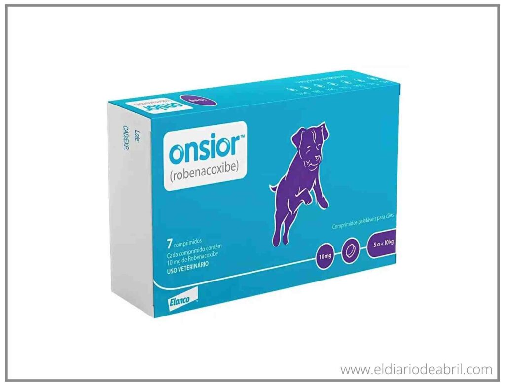 Antiinflamatorios Onsior para perros.
